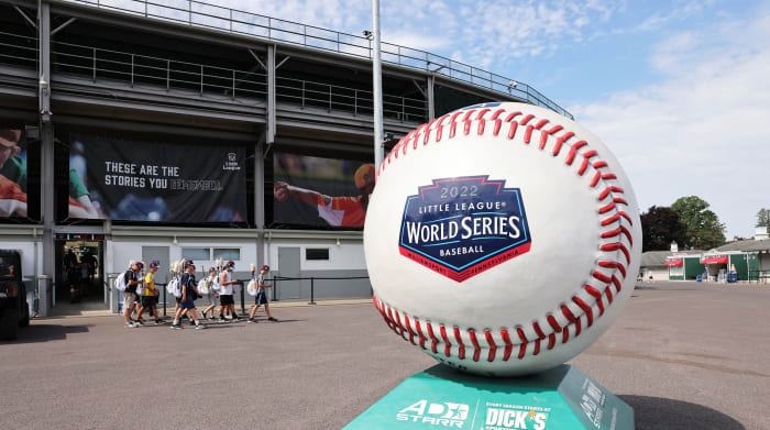 Middleboro 12U Nationals (New England) at the Little League World Series in South Williamsport, PA on Tuesday, August 16, 2022. World